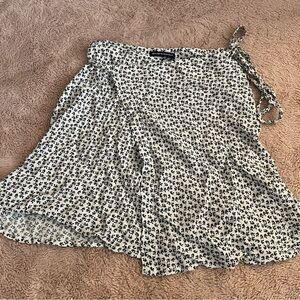 Brandy Melville Floral Wrap Skirt